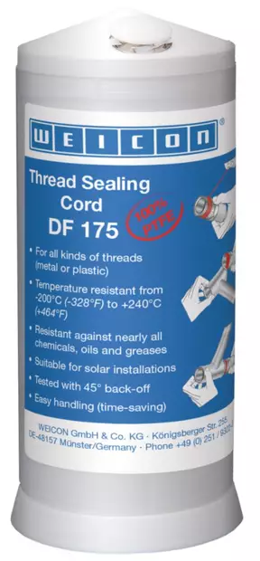 WEICON DF 175 PTFE KIERRETIIVISTENAUHA - Weicon kierrelukitteet - 8301130000 - 1