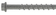 BETONIR. KUUSIO LAIP 14/16X80 ZP - Betoniruuvit kuusiokanta - 70170170 - 1