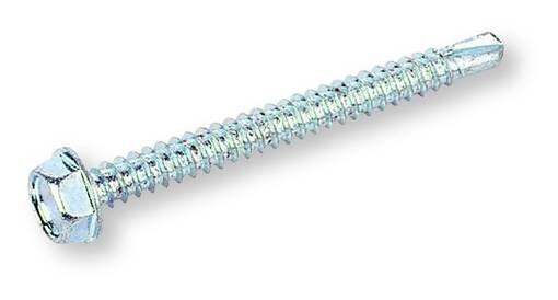 PORAR. DIN7504K KU AISI 410 - Poraruuvi kuusiokanta rst/ bi-metal - 46510380P - 1