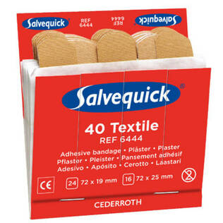 SALVEQUICK KANGASLAASTARI 6444 6X40KPL - Ensiaputarvikkeet - 56210062 - 1