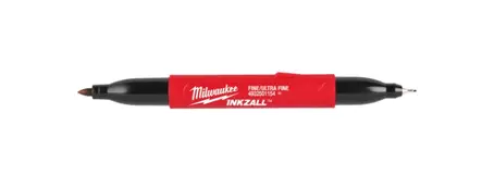 MILWAUKEE 2-PÄINEN TUSSI MUSTA OHUT - Tussit - 613401001232 - 1