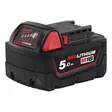 MILWAUKEE M18B5 AKKU 5,0AH - M18 18V Akut ja laturit - 800M18B5 - 1