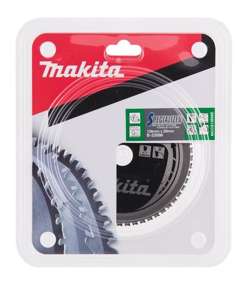 PYÖRÖSAHANTERÄ 136xT56x20 MM META MAKITA - Pyörösahanterät metalli - 635100865 - 1