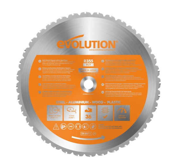 PYÖRÖSAHANTERÄ 355 Z36 RAGE - Pyörösahanterät metalli - 63510155 - 1