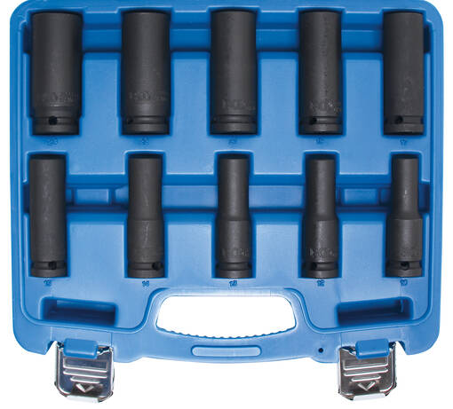 VOIMAHYLSY SARJA PITKÄ 1/2" 10-24MM BGS - Voimahylsysarjat - 6167000415 - 1