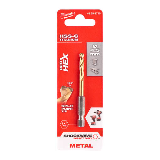 BITS PORANTERÄ MILW SHOCK RED HEX - Pikateräsporat - 63974886P - 1