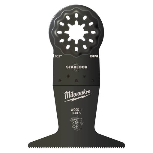 MULTITOOL TERÄ 65MM MILW SLBIM WM65X42 - Multitool terät puu/naulainen puu - 63748906027 - 1