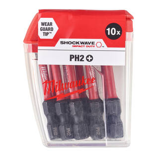 PH BITS PH2-50 MILW SHOCKWAVE - Ruuvauskärjet ph / pz - 629352538 - 1