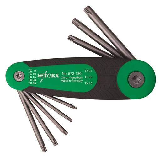 HAFU TORX KAMPASARJA 8-OS. - Kuusiokoloavaimet - 60010148 - 1