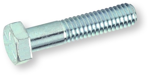 6-R DIN 931 ZN 8.8, koot M5-M12 - Kuusioruuvit Din 931 8.8 zn - 1012523P - 1