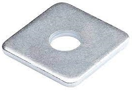 ALUSL.NELIK 100X100X8 KSINK - Neliöaluslevy Din 436 kuumasinkitty - 24124435P - 1