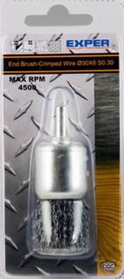 TERÄSHARJA 6MM KARA OTSAMALLI - Teräsharjat - 61110172P - 1