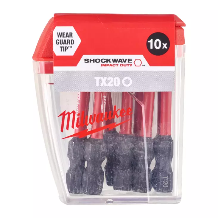 TORX BITS 50MM MILW SHOCKWAVE - Ruuvauskärjet torx - 629352977P - 1